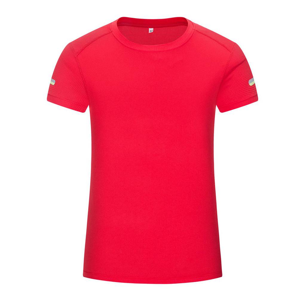 女士運(yùn)動(dòng)系列-圓領(lǐng)簡約時(shí)尚T恤（紅色）