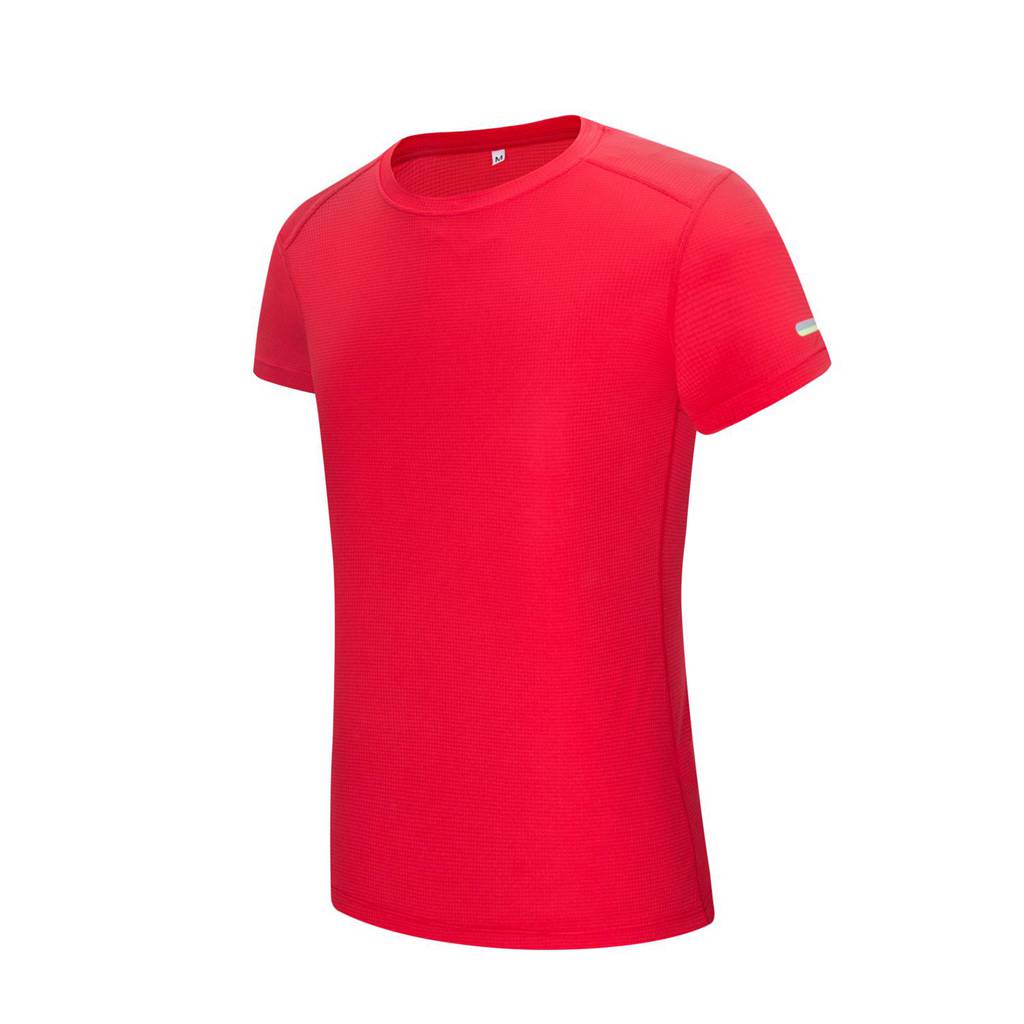女士運(yùn)動(dòng)系列-圓領(lǐng)簡約時(shí)尚T恤（紅色）