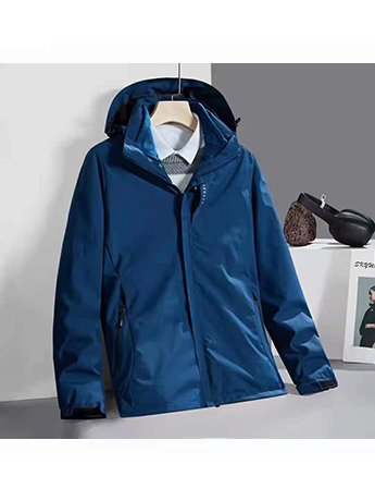 沖鋒衣定制 高端沖鋒衣男士秋冬季 高級(jí)藍(lán)色高端沖鋒衣